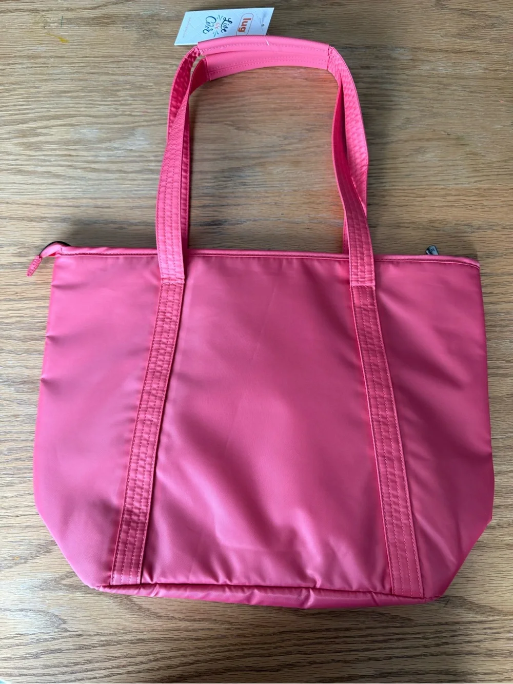 Lug Scramble Insulated Tote Pink Watermelon NEW